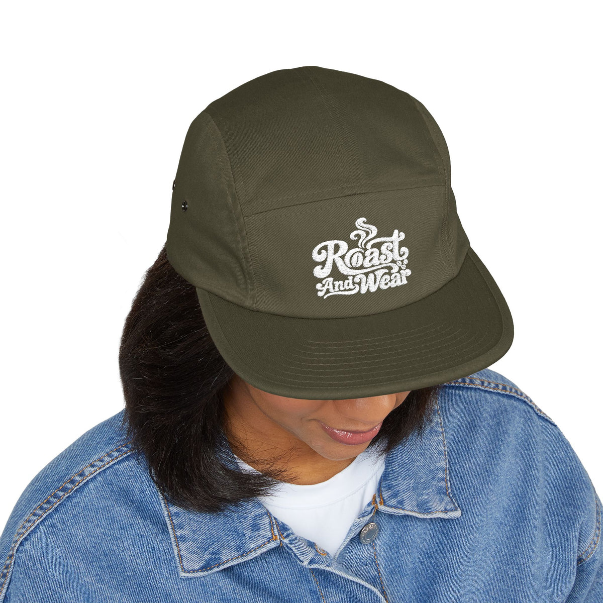 Roast & Wear Embroidered 5-Panel Cap