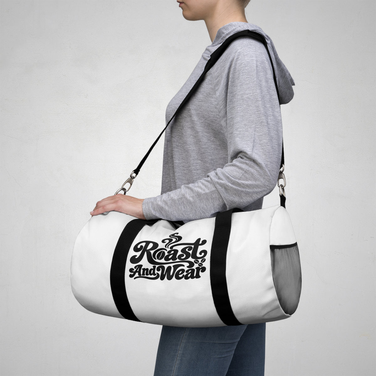 Roast And Wear Coffee Logo Duffel Bag