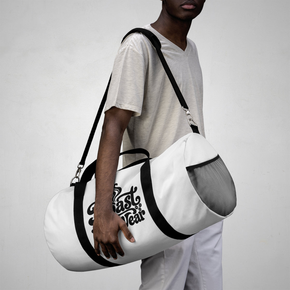 Roast And Wear Coffee Logo Duffel Bag
