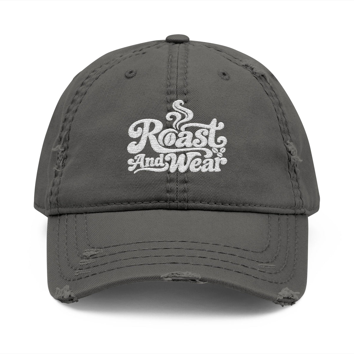 Embroidered Distressed Dad Hat