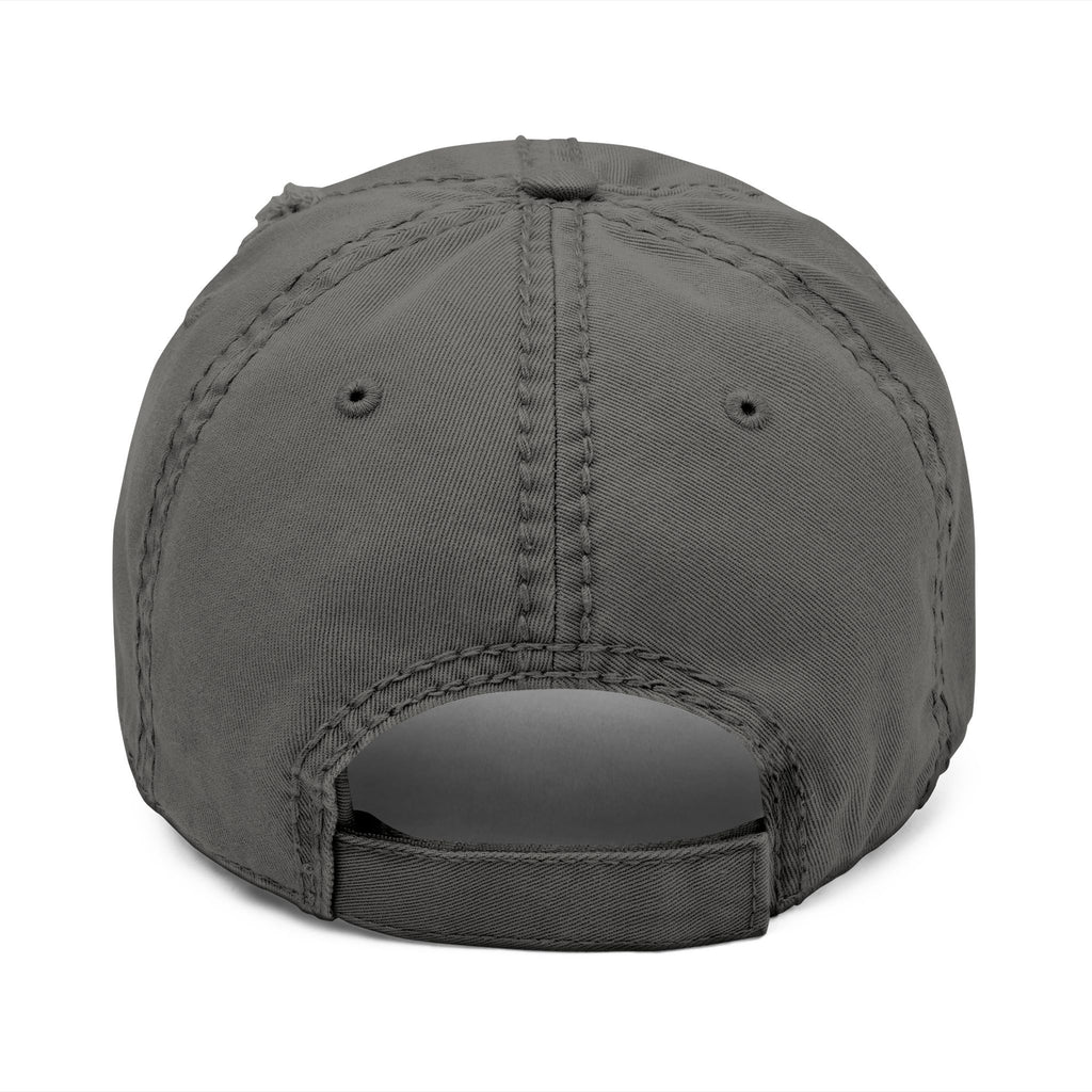 Embroidered Distressed Dad Hat