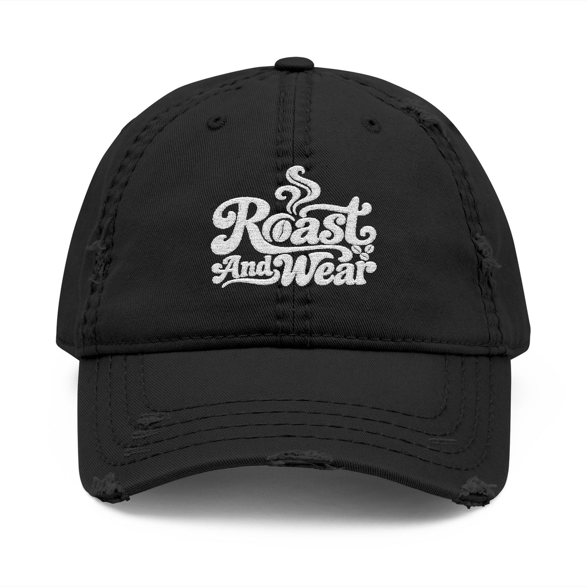Embroidered Distressed Dad Hat