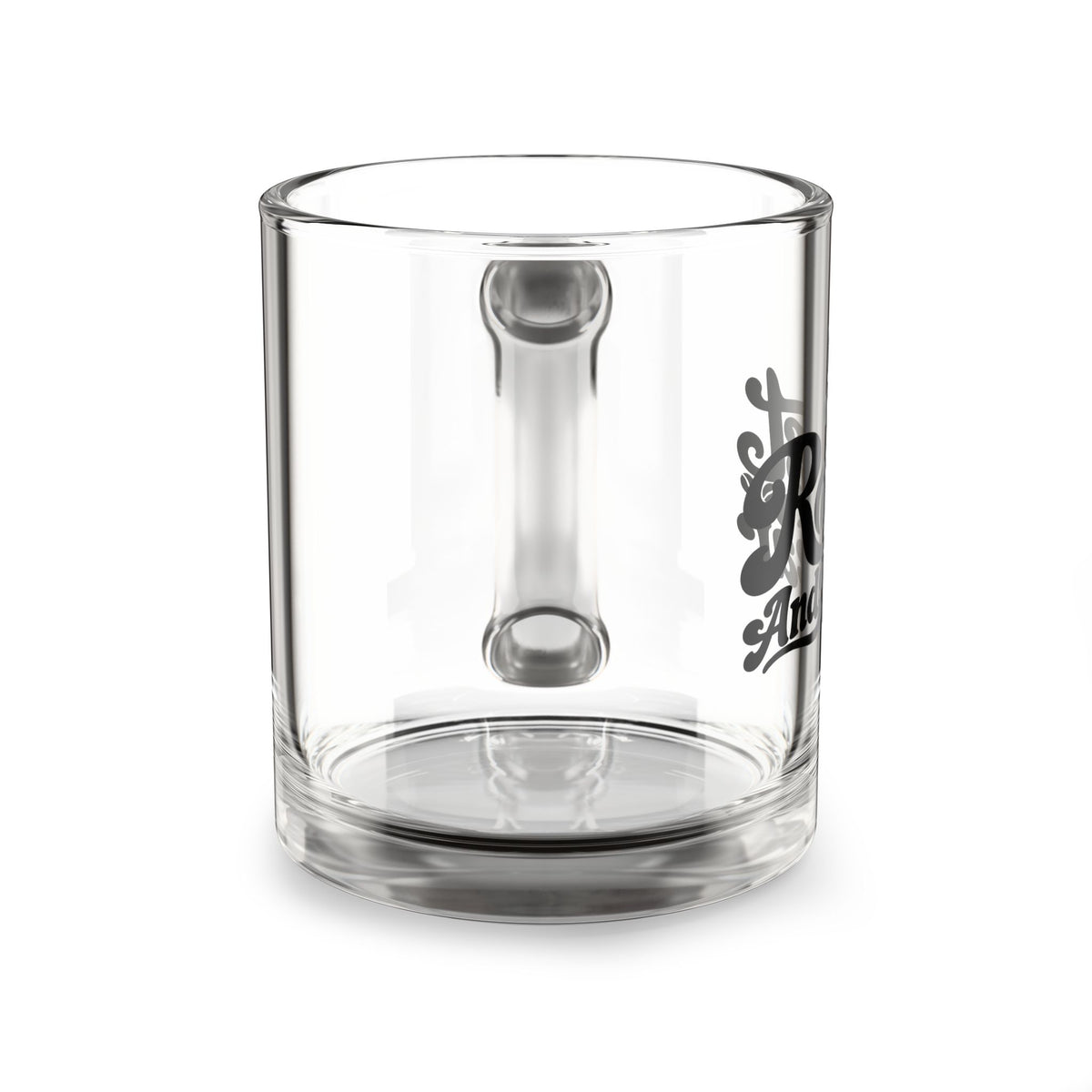 Roasty and Toasty Coffee Glass Mug