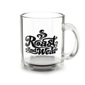 Roasty and Toasty Coffee Glass Mug