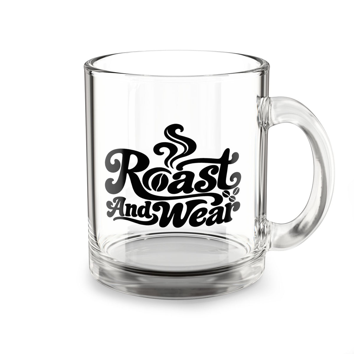 Roasty and Toasty Coffee Glass Mug