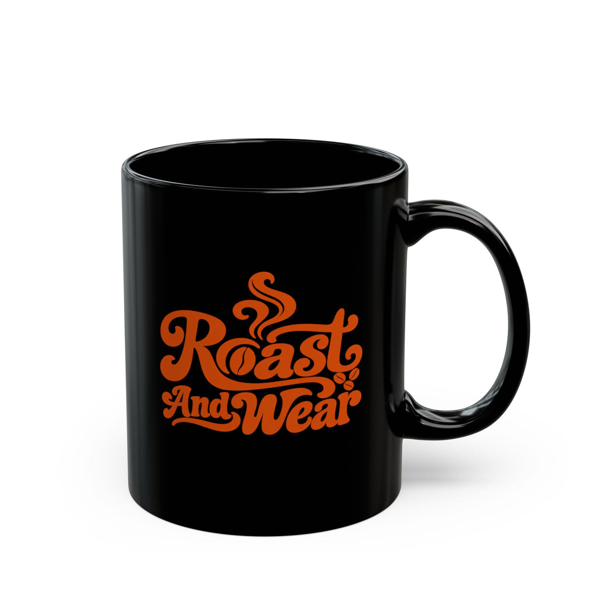 Roast And Wear Black Coffee Mug