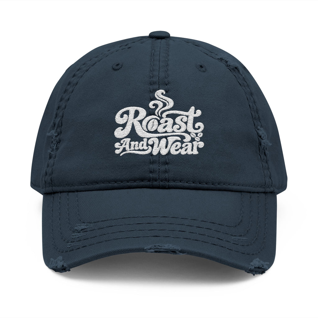 Embroidered Distressed Dad Hat