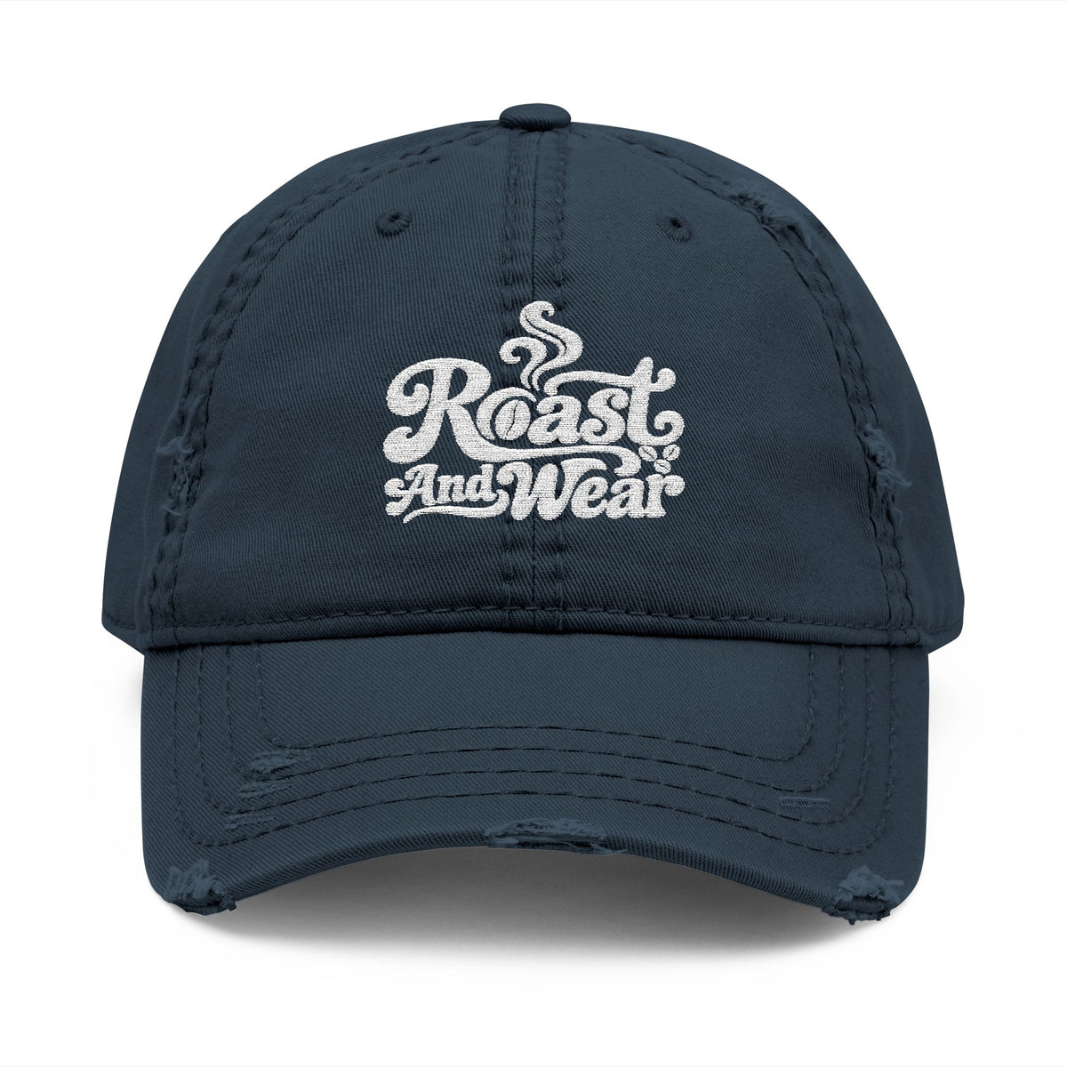 Embroidered Distressed Dad Hat