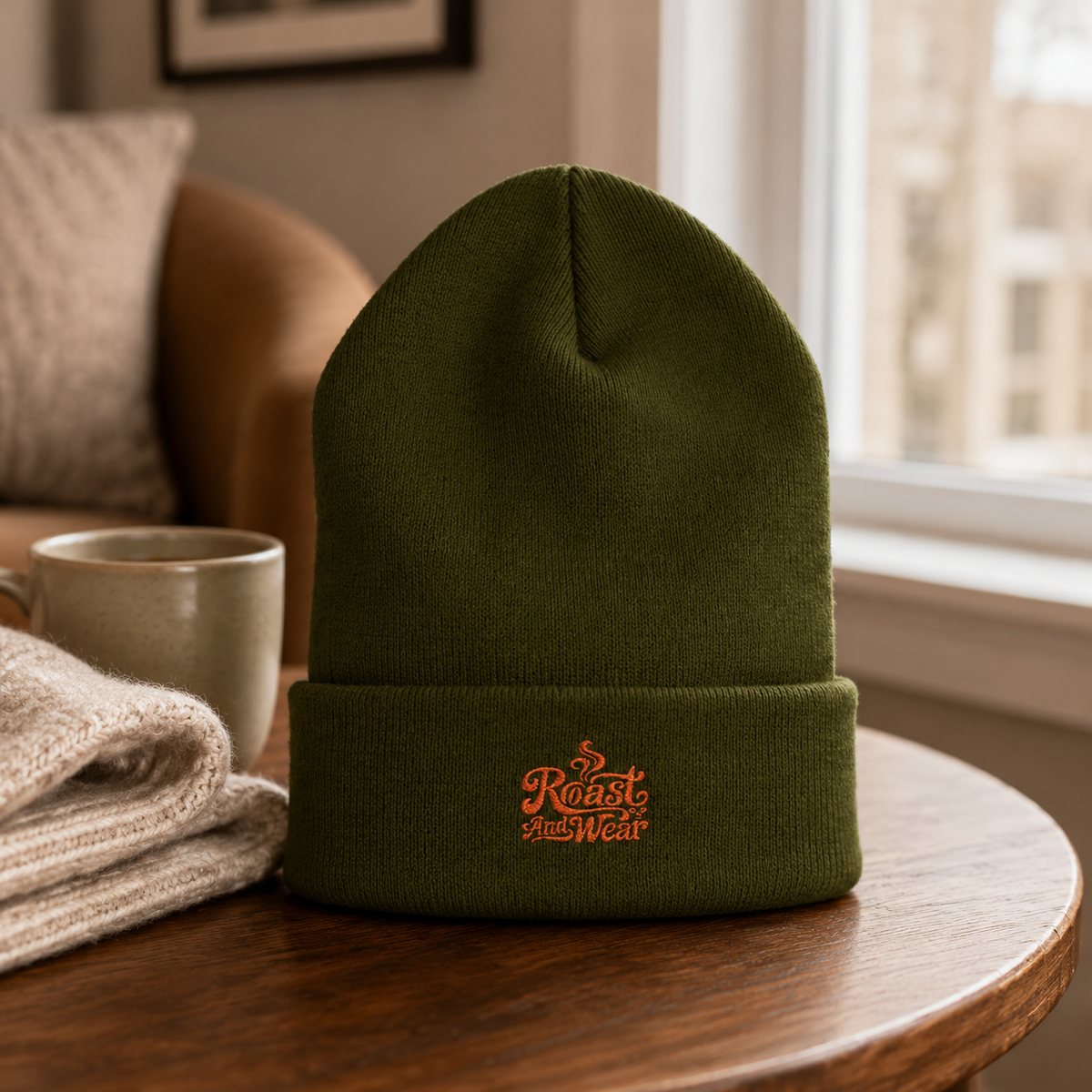 Embroidered Classic Cuffed Beanie